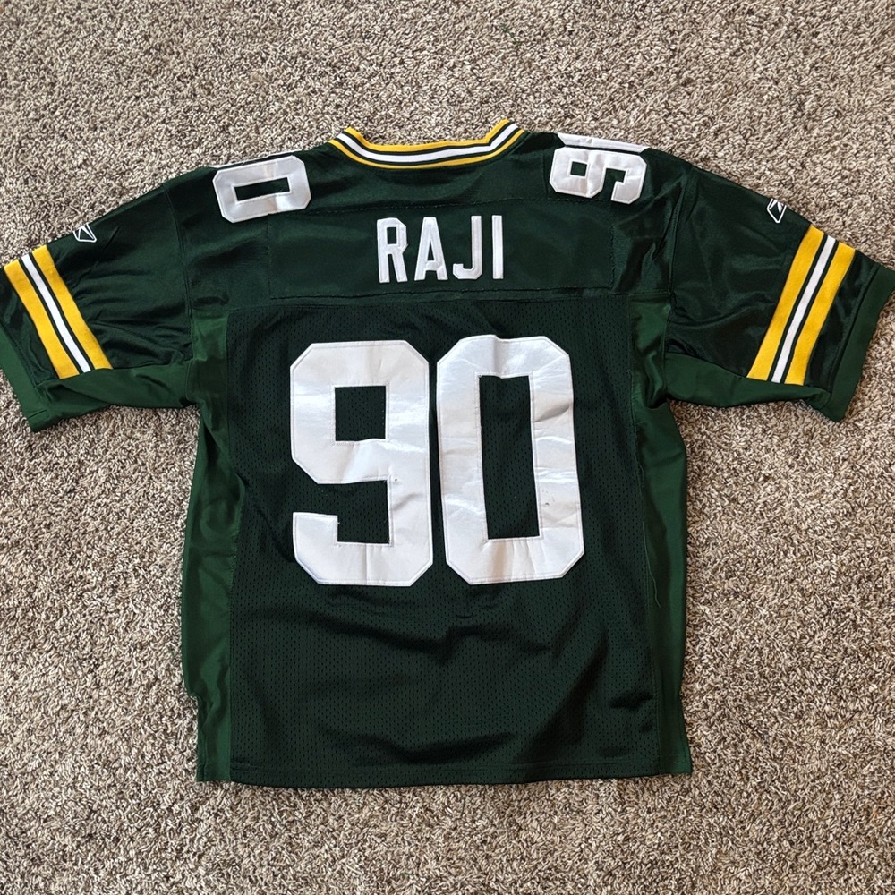 Vintage Reebok NFL Green Bay Packers BJ Raji #90 Mens 48 XL Sewn Jersey